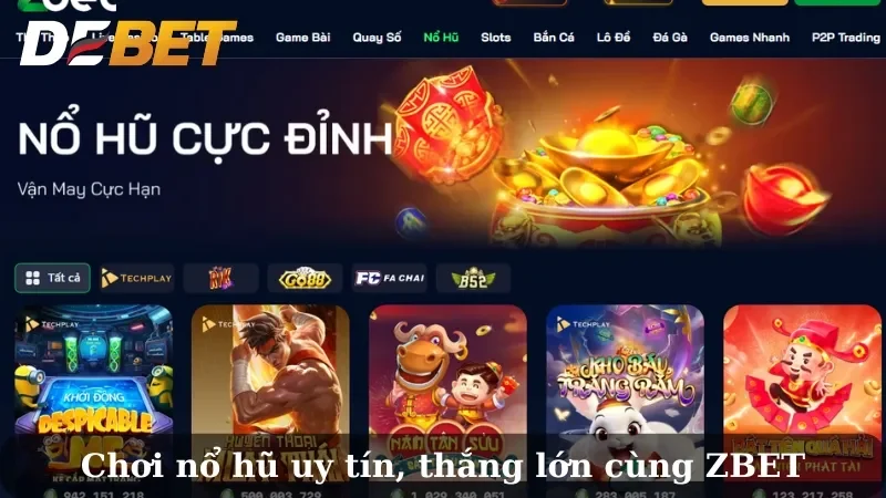 Sòng nổ hũ trực tuyến